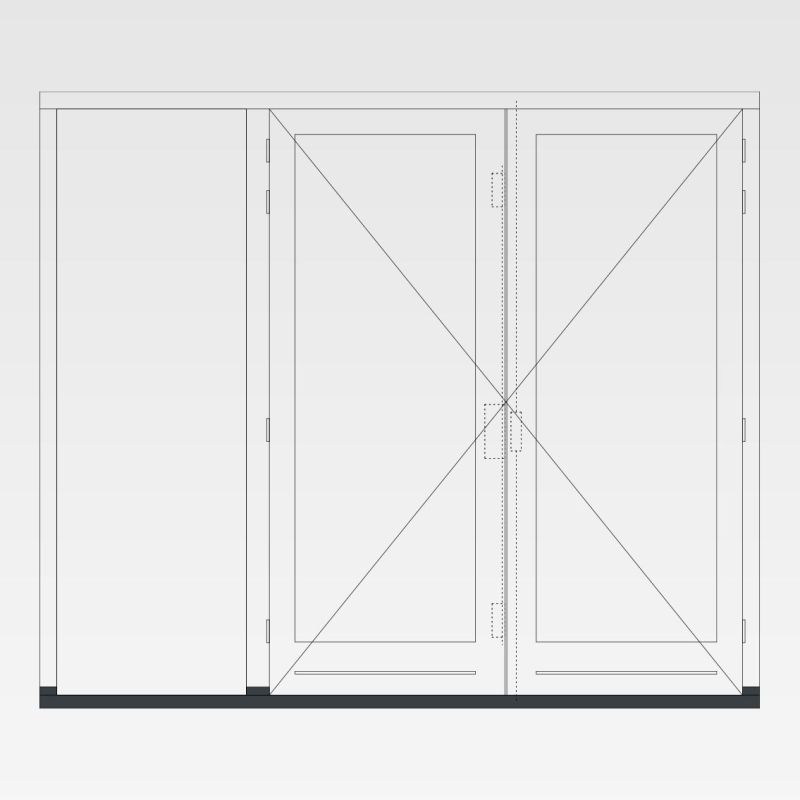 KozijnNodig.nl - Tuindeuren 2 stapeldorpels + zijlicht links foto 4