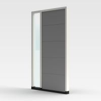 Achterdeur horizontale groeven + zijlicht links - 0