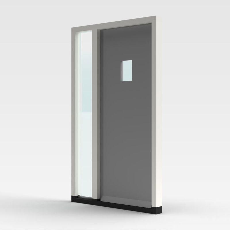 KozijnNodig.nl - Voordeur klein glasvak boven + zijlicht links foto 1