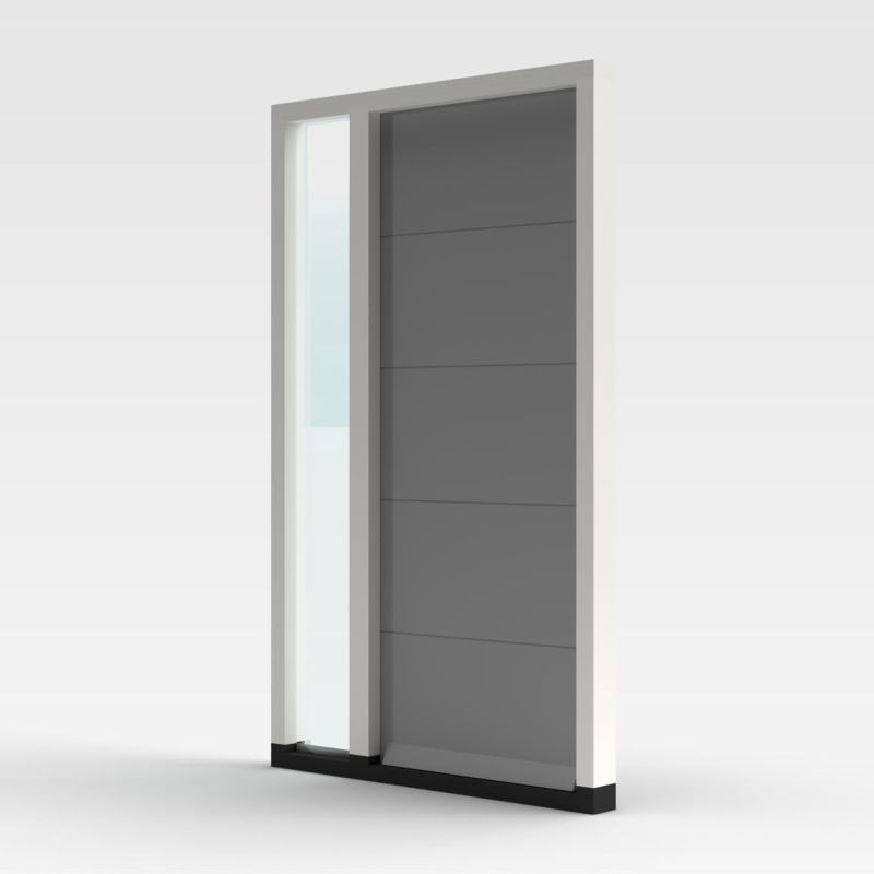 KozijnNodig.nl - Voordeur horizontale groeven + zijlicht links foto 1