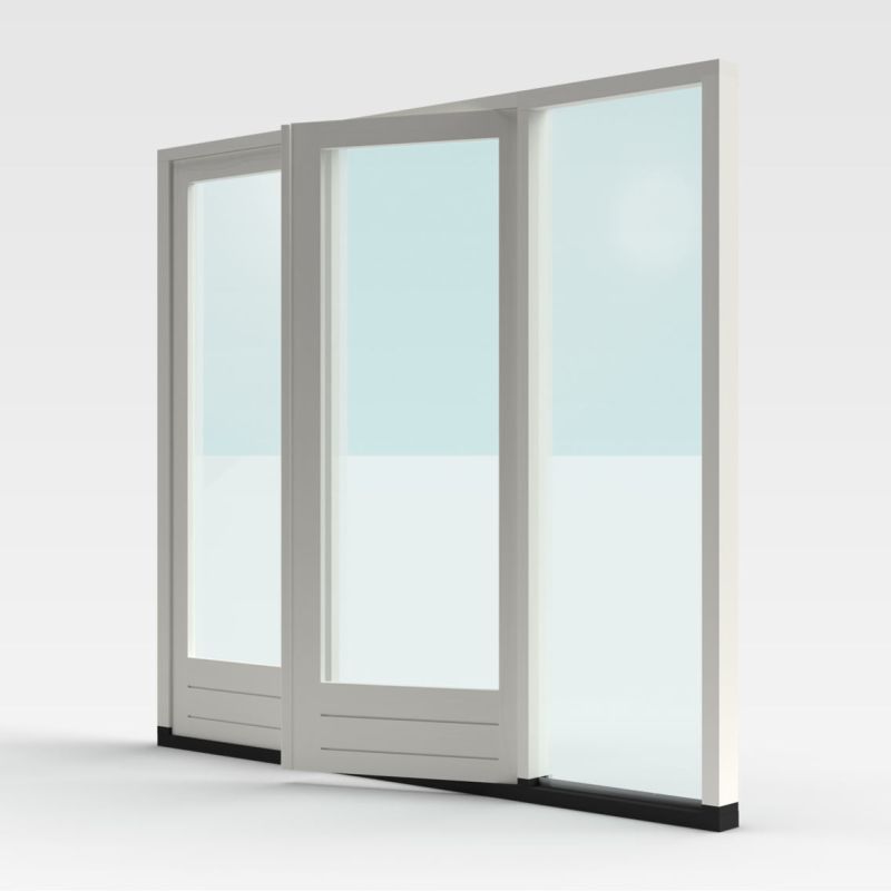 KozijnNodig.nl - Tuindeuren 3 stapeldorpels + zijlicht rechts foto 2