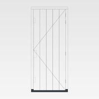 Achterdeur verticale groeven - 2