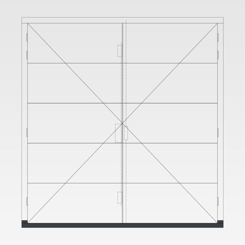 KozijnNodig.nl - Garagedeuren horizontale groeven foto 4