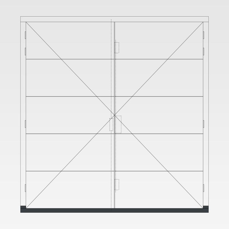 KozijnNodig.nl - Garagedeuren horizontale groeven foto 5