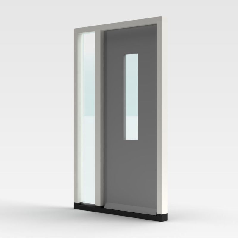 KozijnNodig.nl - Voordeur glasvak midden + zijlicht links foto 1